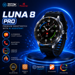 ZOOK LUNA 8 PRO Premium Smartwatch | AI ChatGPT Assistant + AMOLED + Bluetooth Calling thumbnail 3